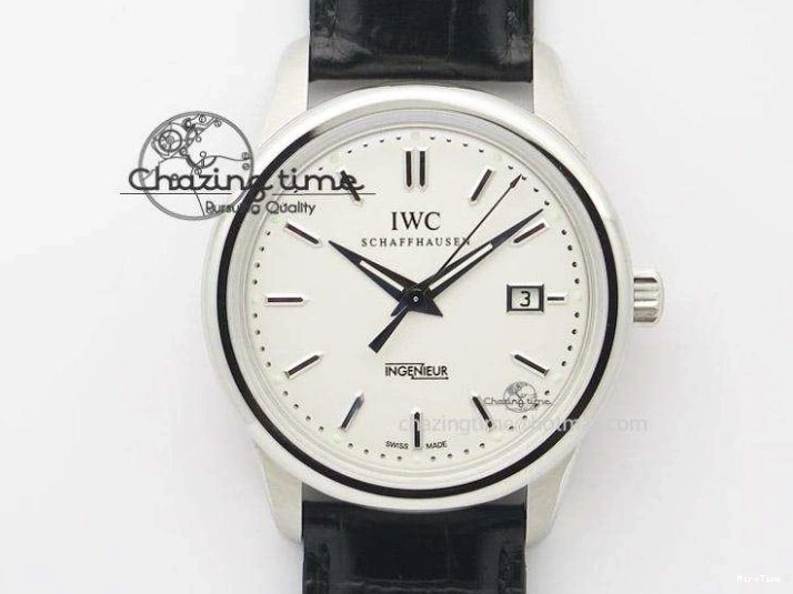 MIROTIME 0128 Pilot Chrono IW388003 Real Ceramic V6F Best Edition Green Markers On Black Nylon Strap A Effortless 7283